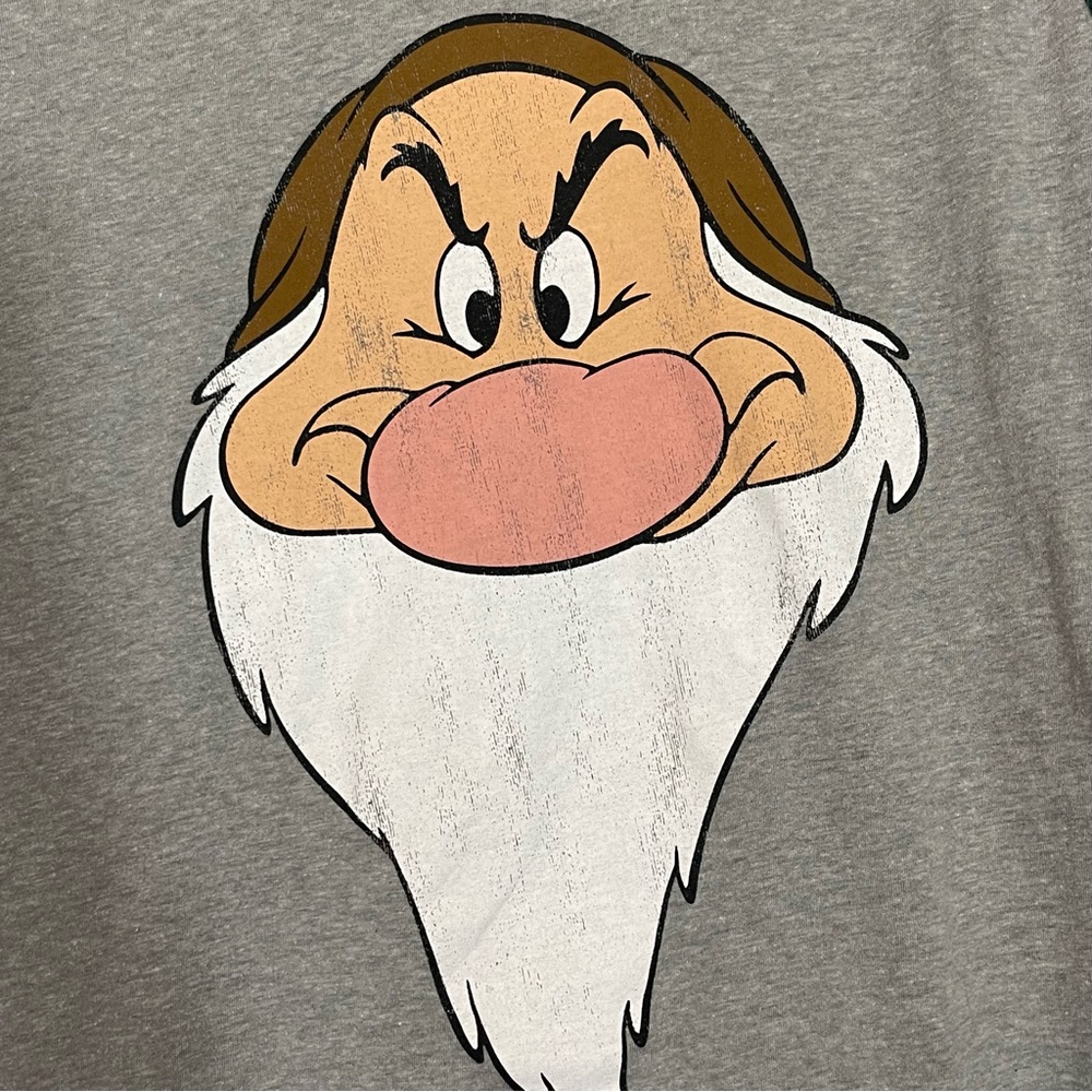 Disney Grumpy Tee – Snow White Graphic, Size M, Vintage Preowned Sass T-Shirt